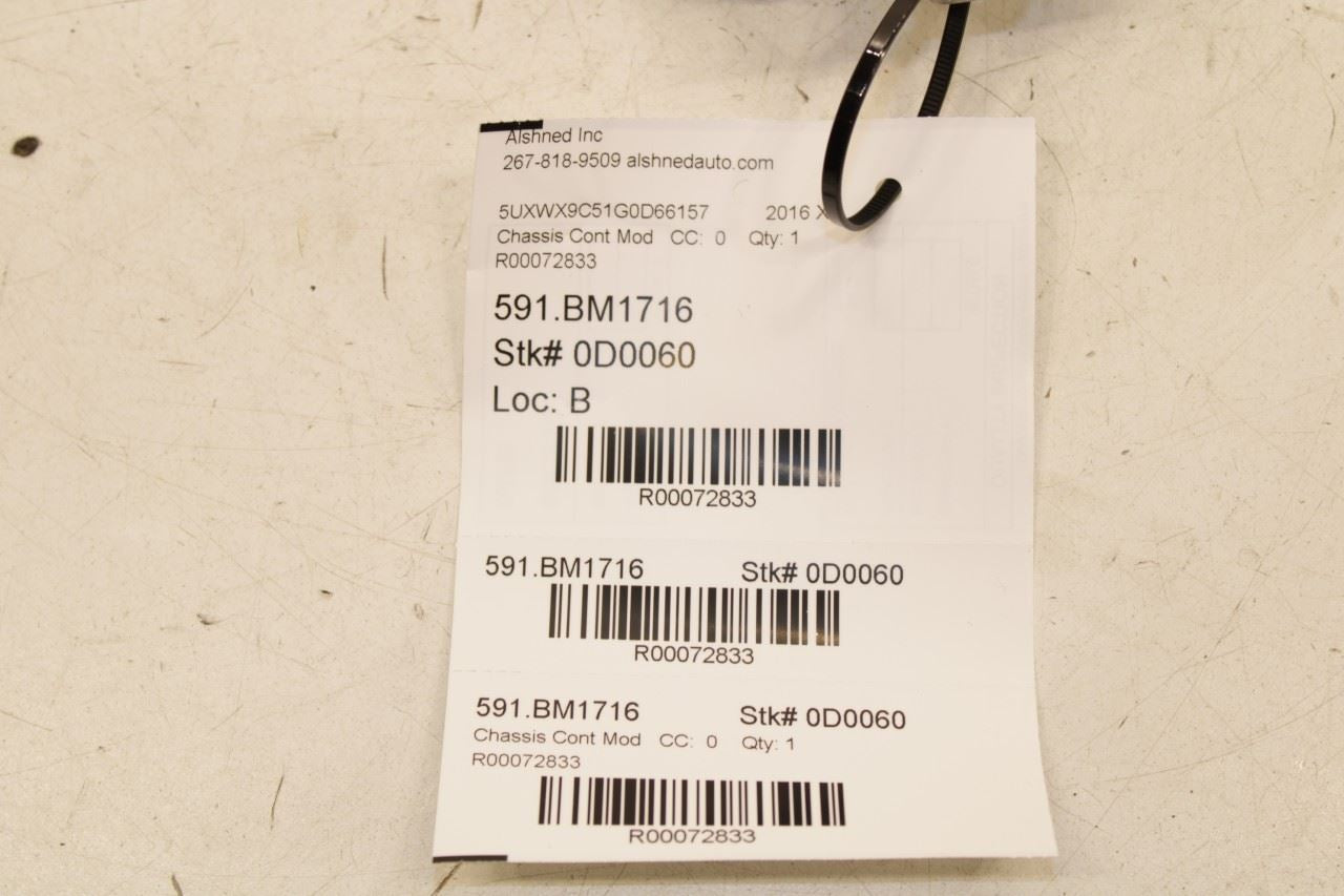 2011-2017 BMW X3 xDrive28i Surround View Camera Control Module 66536995908 OEM - Alshned Auto Parts