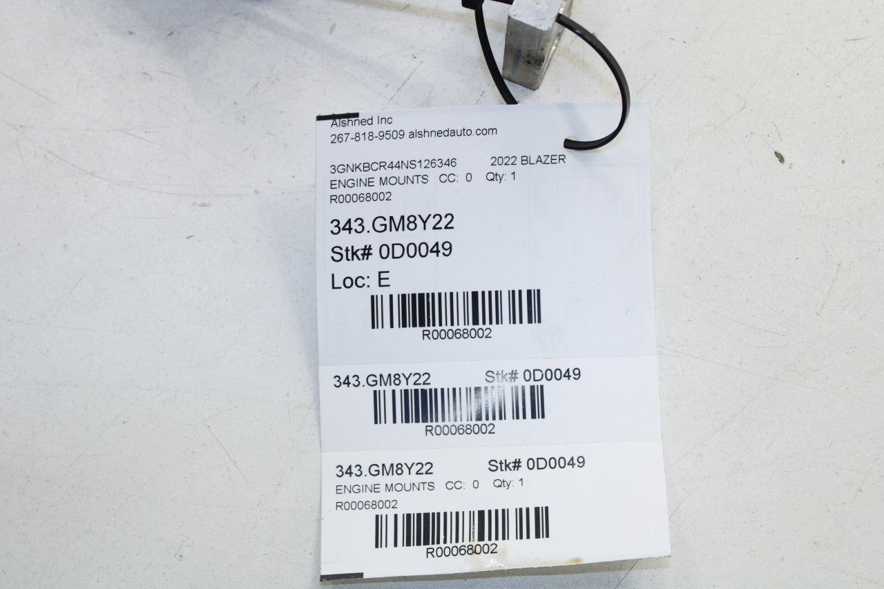 2019-2025 Chevrolet Blazer 2LT FWD Rear Lower Transmission Mount 85157577 OEM - Alshned Auto Parts