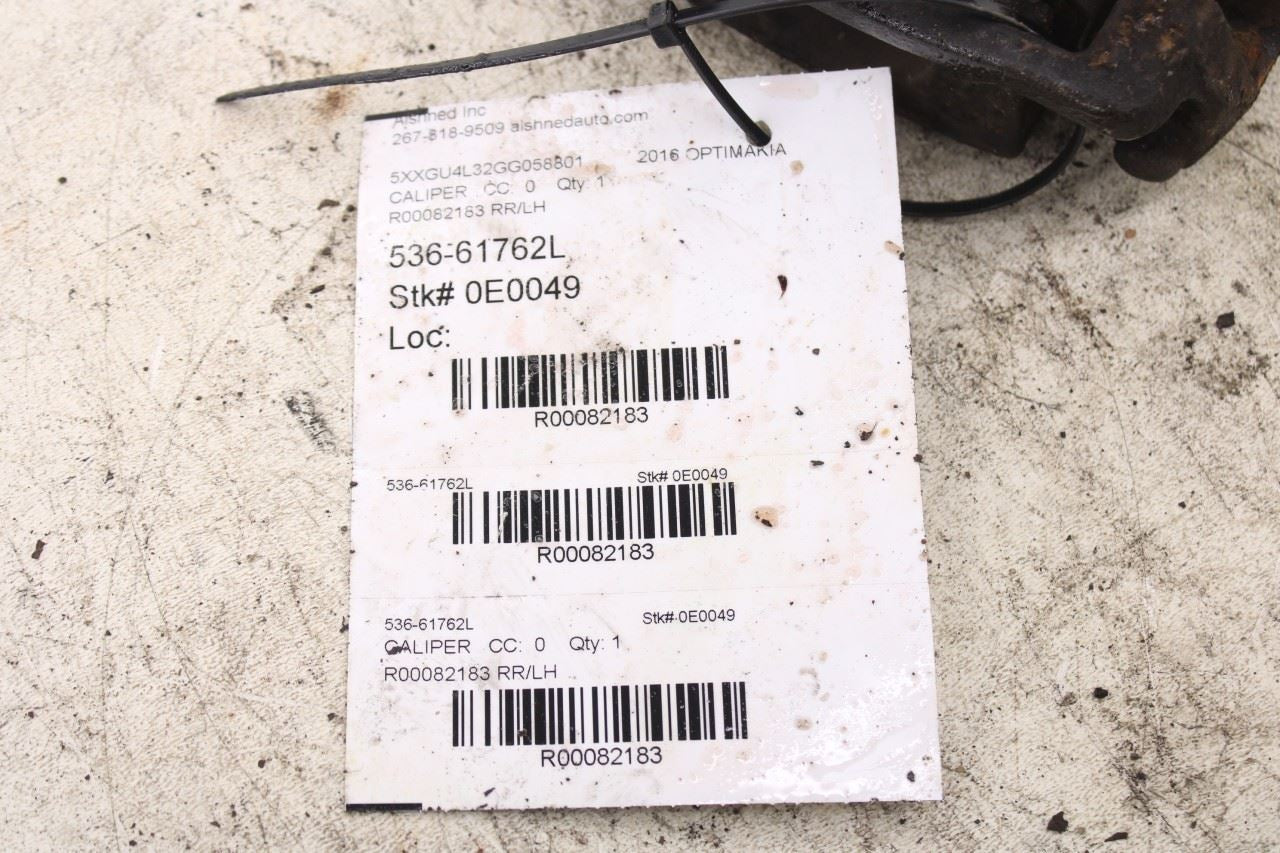 2016-2020 KIA Optima EX Rear Left Driver Side Brake Disc Caliper 58310-C1A15 OEM - Alshned Auto Parts