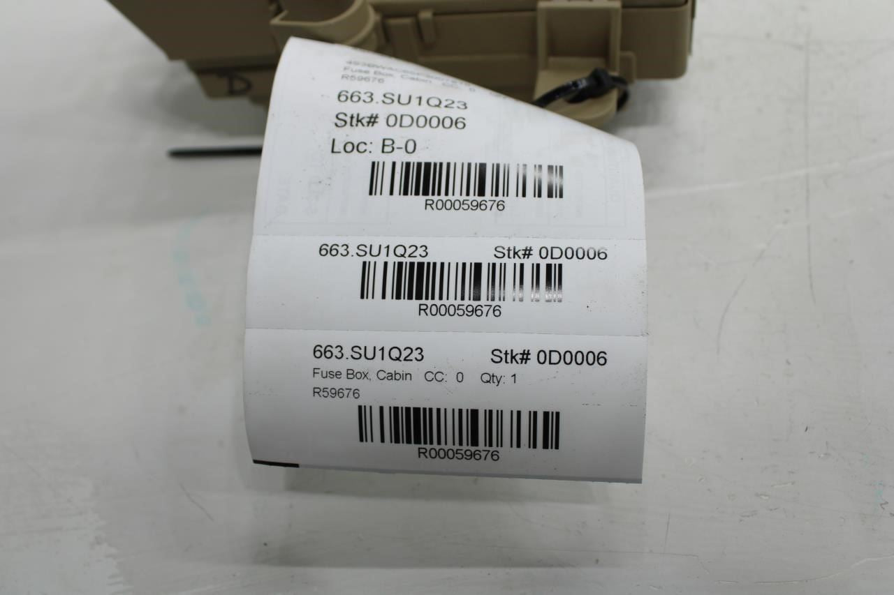 20-25 Subaru Legacy Premium 2.5L Cabin Front Fuse Relay Junction Box 82201AN82A - Alshned Auto Parts