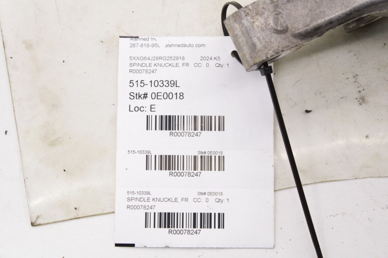 2021-2024 Kia K5 GT-Line Front Left Driver Side Spindle Knuckle Hub 51710-L0500 - Alshned Auto Parts