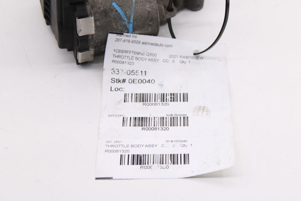 2013-2024 RAM 1500 Big Horn 5.7L Fuel Injection Throttle Body 53034251AD OEM9