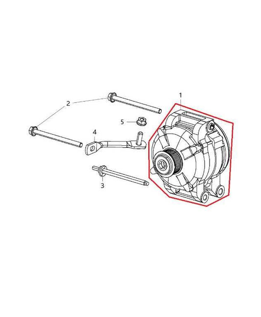 2011-2020 Jeep Grand Cherokee Summit 5.7L Alternator Engine Generator 04801833AB - Alshned Auto Parts