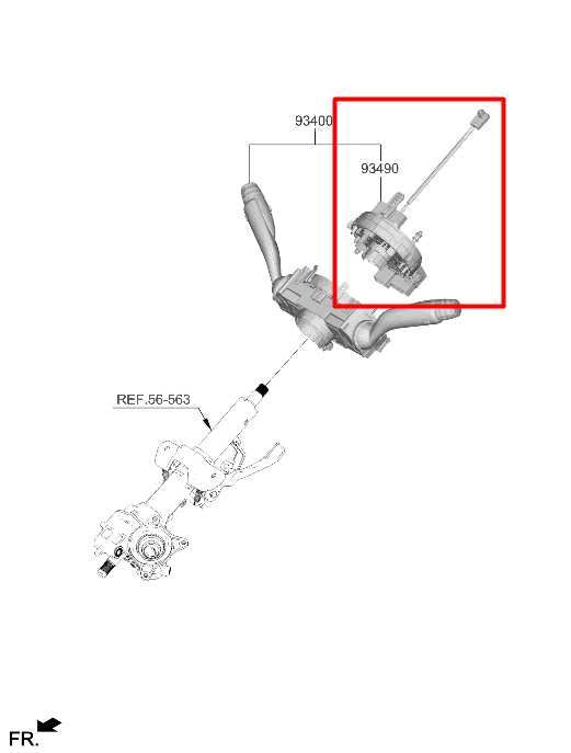 2022-23 Hyundai Tucson SEL 2.5L Steering Wheel Clock Spring w/ Cable 93490-N9140 - Alshned Auto Parts