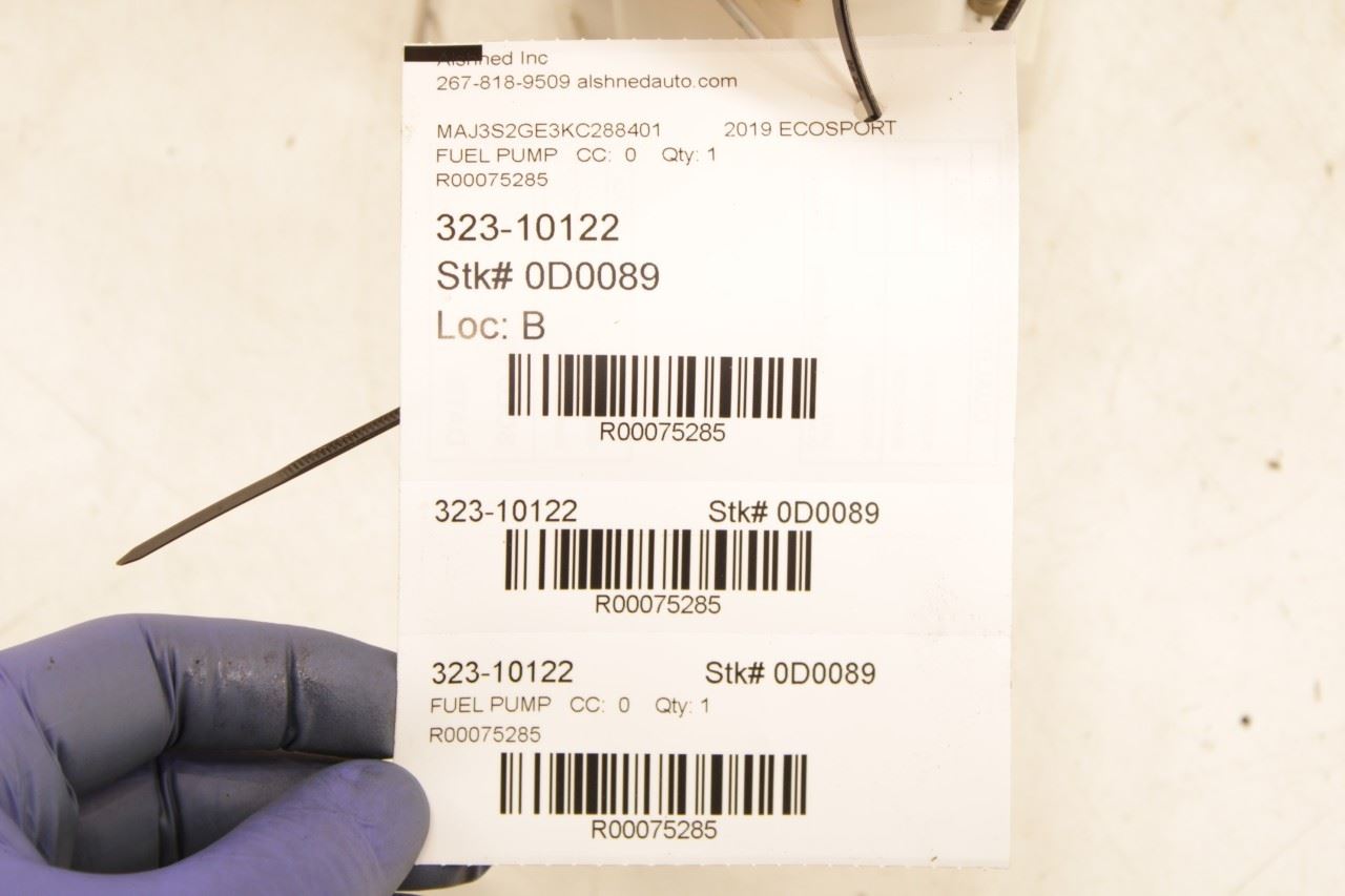 18-22 Ford EcoSport SE 1L In Tank Fuel Pump Assembly GN13-9H307-AC - Alshned Auto Parts