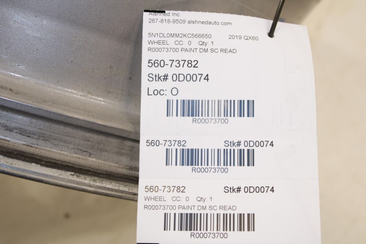 2018-2020 Infiniti QX60 Pure Aluminum Wheel R18x7.5J 40300-9NR0A OEM *ReaD* - Alshned Auto Parts