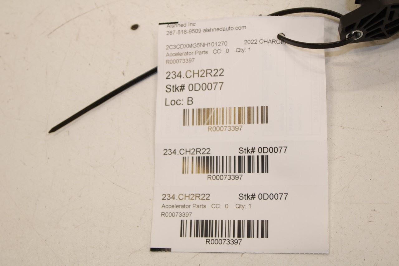 07-22 Dodge Charger GT 3.6L Accelerator Throttle Gas Pedal Sensor 4861714AG OEM - Alshned Auto Parts