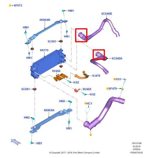 18-20 Ford F150 XL Super Cab 2.7L 4WD Turbocharger Intercooler Tube Hose Adapter - Alshned Auto Parts