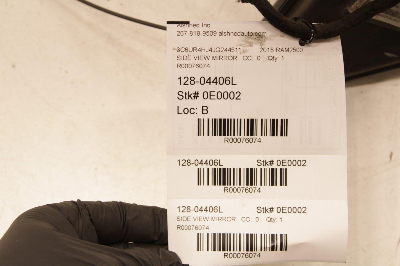 2013-2018 Ram 2500 Tradesman Crew Cab 6.4L 2WD Driver Left Side Rear View Mirror - Alshned Auto Parts