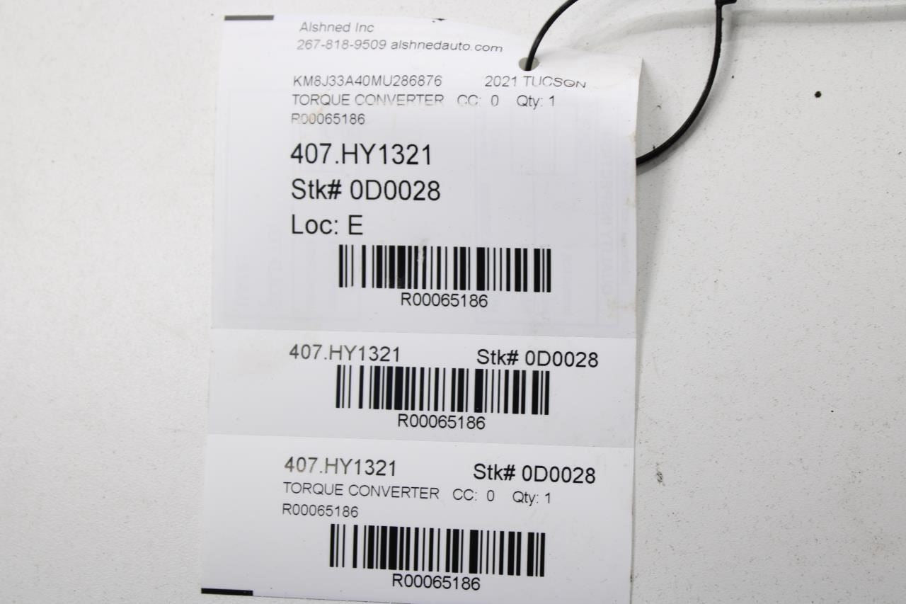 2015-2021 Hyundai Tucson Value 2L Auto Transmission Torque Converter 45100-26410 - Alshned Auto Parts