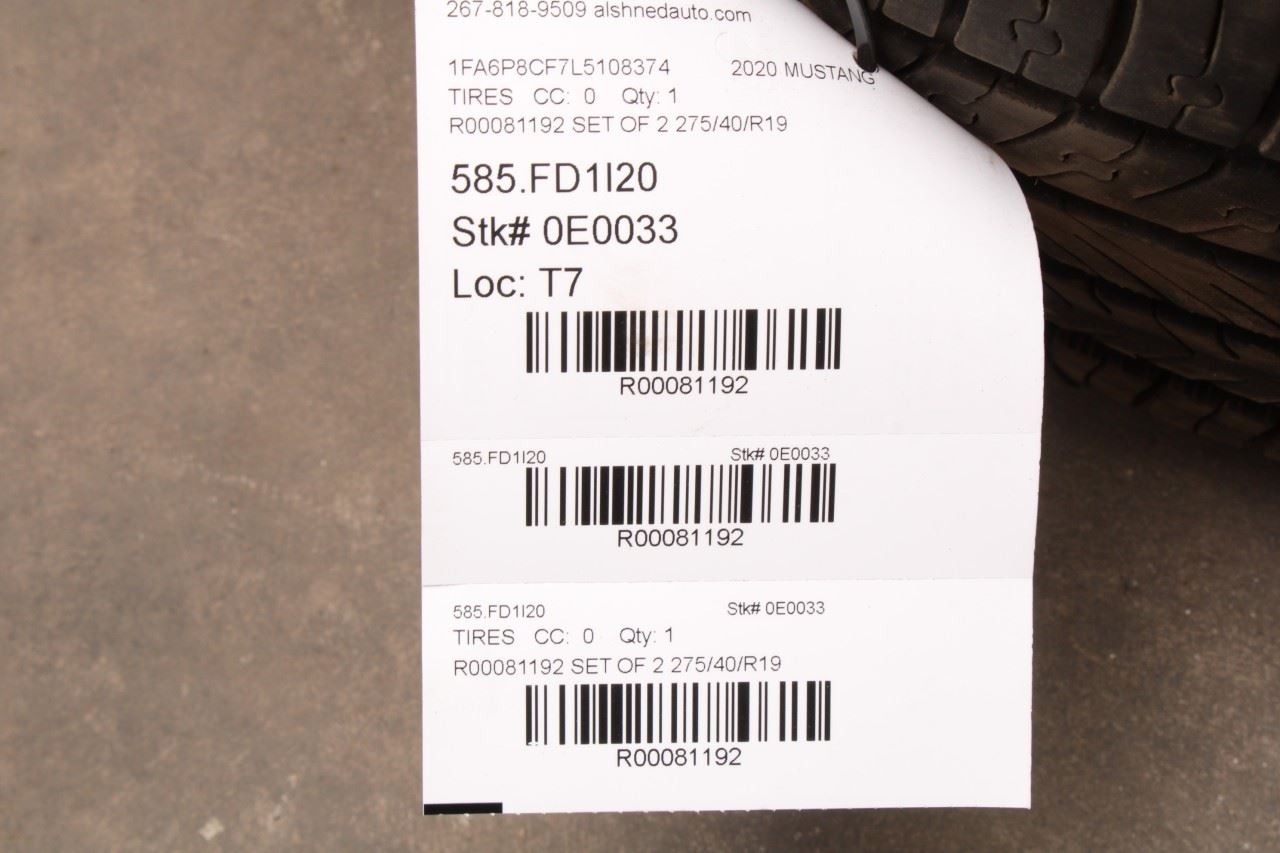 2024 Tire Michelin Pilot Sport All Season 4 275/40ZR19 105Y Set of 2 R811929