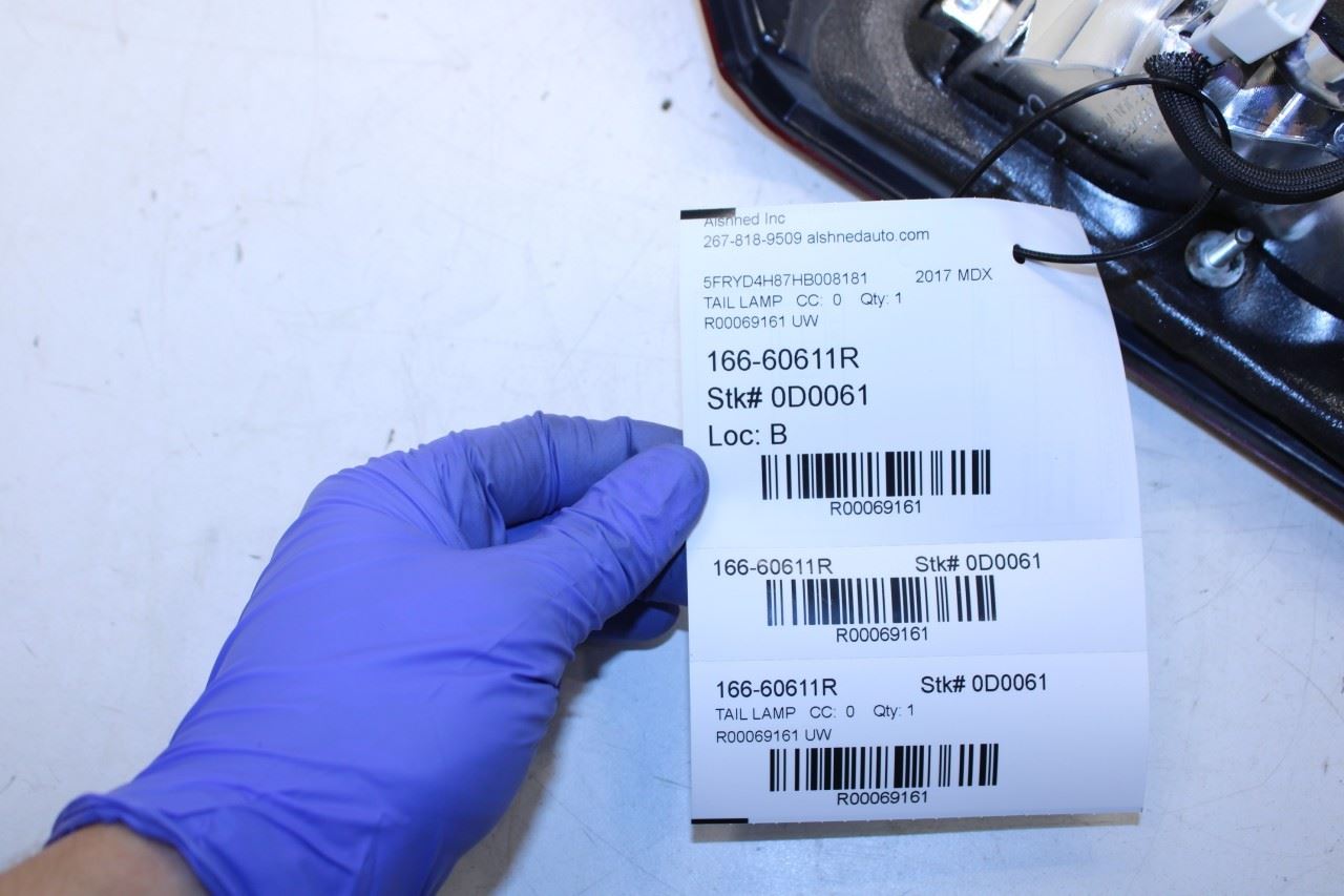 2014-2020 Acura MDX Advance Rear Right Side Inner Tail Light Lamp 34150-TZ5-H03 - Alshned Auto Parts