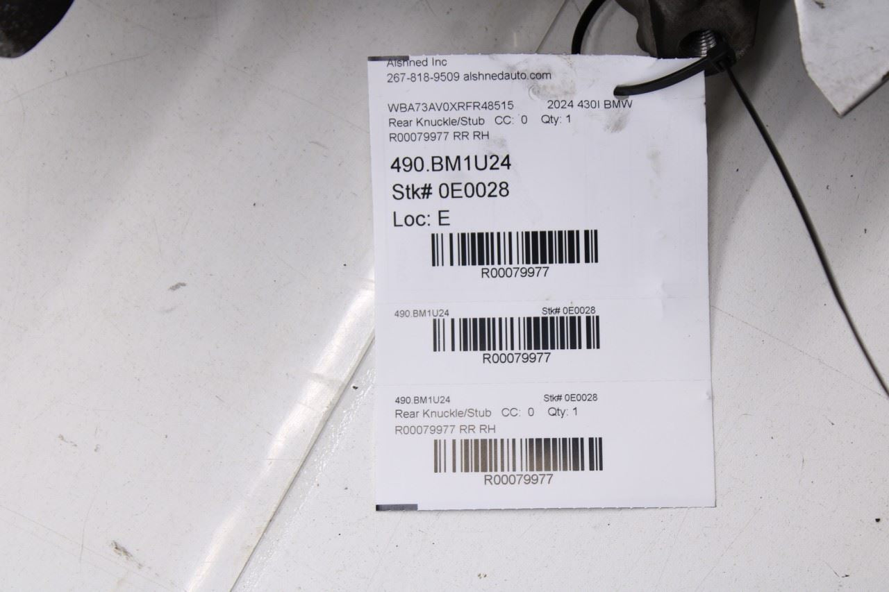 2023-25 BMW 430i Gran Coupe xDrive Rear Right Passenger Side Spindle Knuckle Hub - Alshned Auto Parts