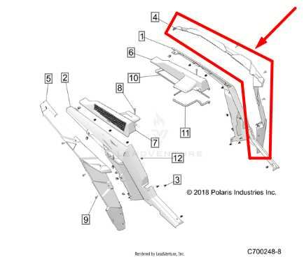 2020-2023 Polaris RZR XP 1000 Rear Left Driver Fender Flare 5439762 OEM - Alshned Auto Parts