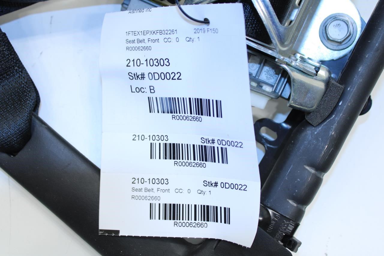 18-20 Ford F150 XL Extended Cab Front Right Seat Belt Retractor JL3Z-18611B08-AH - Alshned Auto Parts