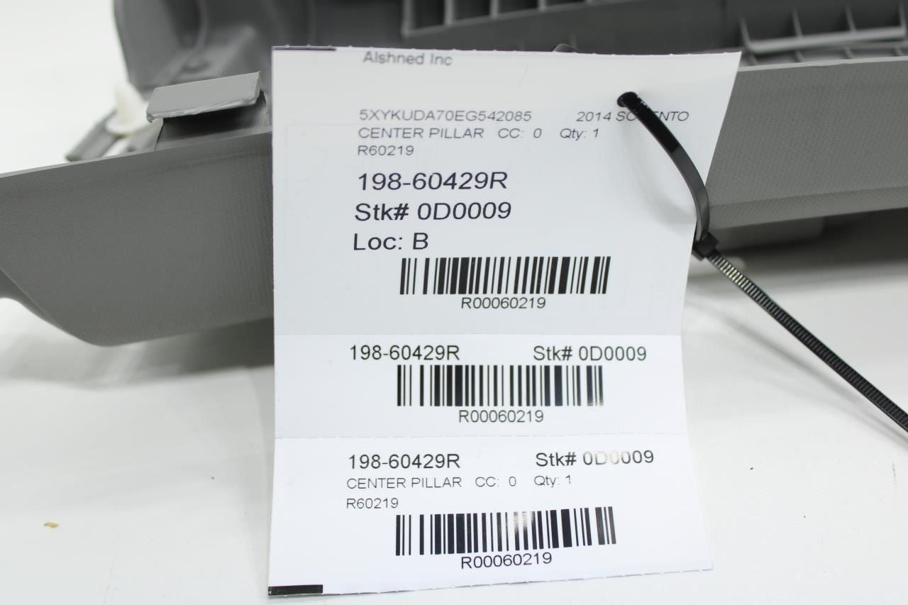 2011-2015 Kia Sorento Right Side Upper Center B-Pillar Trim 85840-1U000H9 OEM - Alshned Auto Parts