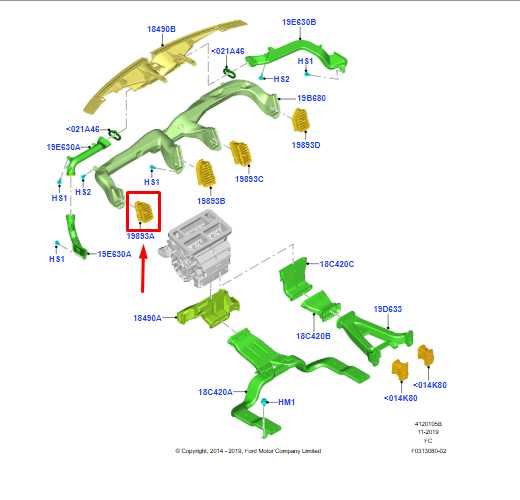 15-20 Ford F150 SuperCab Lariat Front LH Dash Outer Air Vent w/ Trim and Switch - Alshned Auto Parts