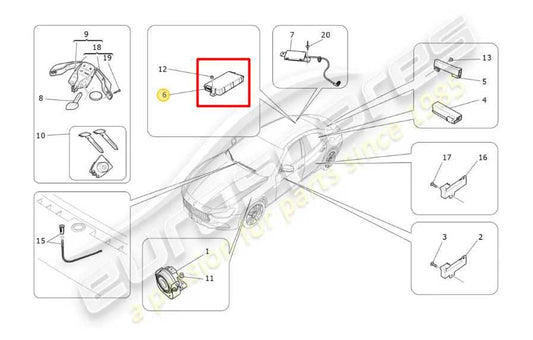 2016 Maserati Ghibli S Q4 3.0L Passive Remote Keyless Entry Start Control Module - Alshned Auto Parts