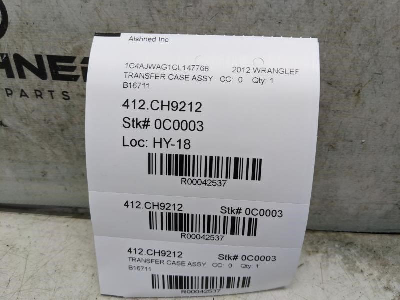 2012-2018 Jeep Wrangler Transfer Case Skid Plate 68084722AA OEM9