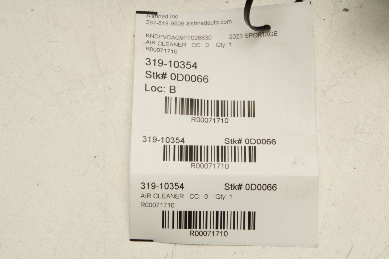 23-25 Kia Sportage Hybrid EX 1.6L Air Intake Cleaner Upper Cover w/ Air Sensor - Alshned Auto Parts