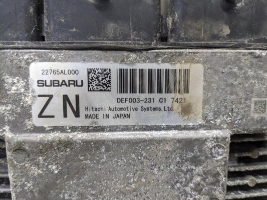 2018 Subaru WRX Engine Computer Control Module ECU ECM 22765AL000 OEM - Alshned Auto Parts