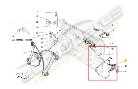 2014-17 Maserati Ghibli 3.0L Front Right Door Lock Latch Actuator 670003103 OEM - Alshned Auto Parts