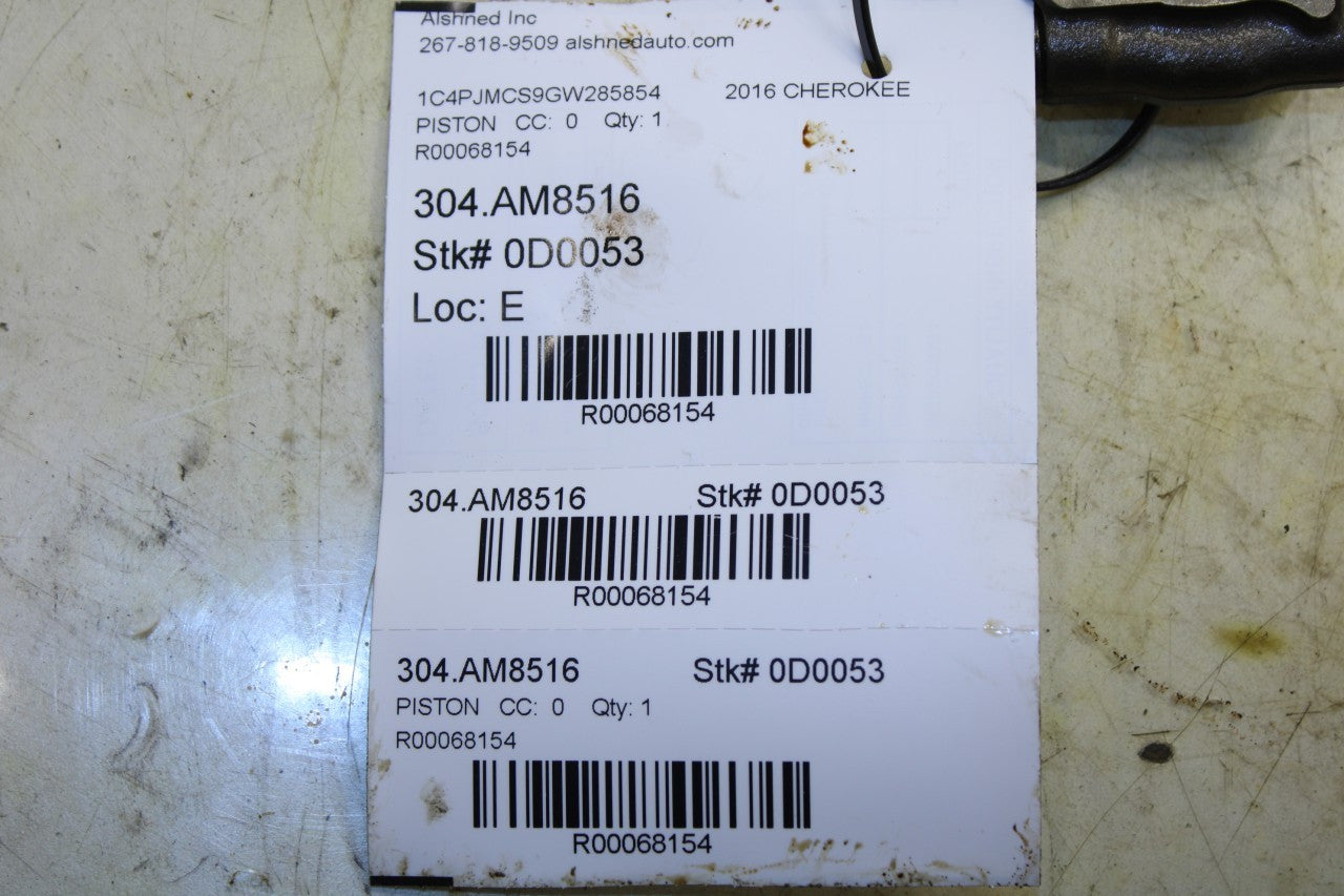 2014-2022 Jeep Cherokee 75th Anniversary 3.2L Engine Piston with Connecting Rod - Alshned Auto Parts