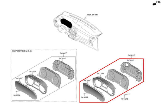 2019-21 Kia Forte LXS 2.0L FWD Speedometer Gauge Instrument Cluster 155K Mileage - Alshned Auto Parts