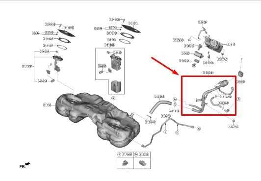 2018-2023 Kia Stinger GT1 3.3L Fuel Filler Neck Hose Tube Pipe 31030-J5500 OEM - Alshned Auto Parts