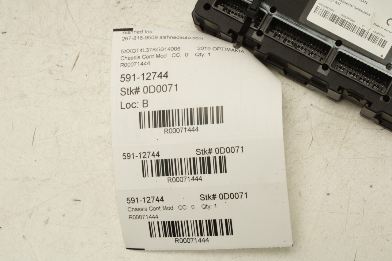 2019-2020 Kia Optima LX Body Computer Control Module BCM BCU 954A0-D5010 OEM - Alshned Auto Parts