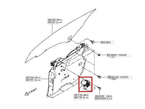 17-22 Infiniti Q60 Luxe Left Side Door Power Window Regulator Motor 80731-JL00A - Alshned Auto Parts
