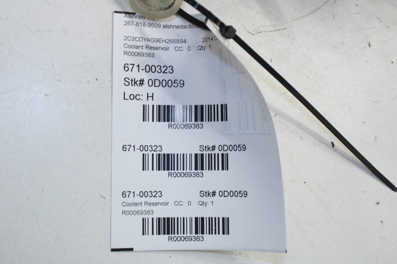 2011-2023 Dodge Challenger SXT 3.6L Radiator Coolant Reservoir Bottle 55111260AF - Alshned Auto Parts