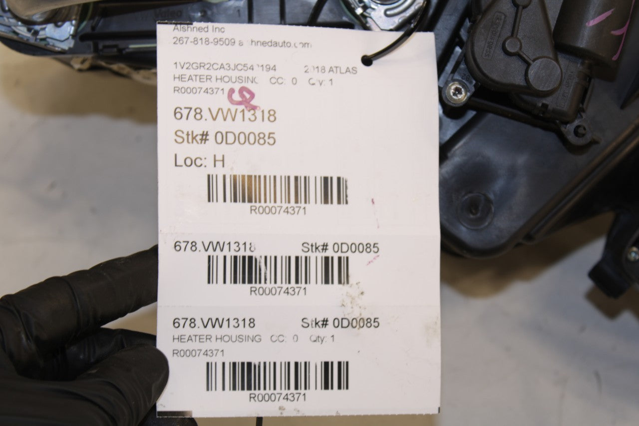 2018-2025 Volkswagen Atlas S Rear HVAC Blower Motor Housing Box 3QF820024 *ReaD* - Alshned Auto Parts