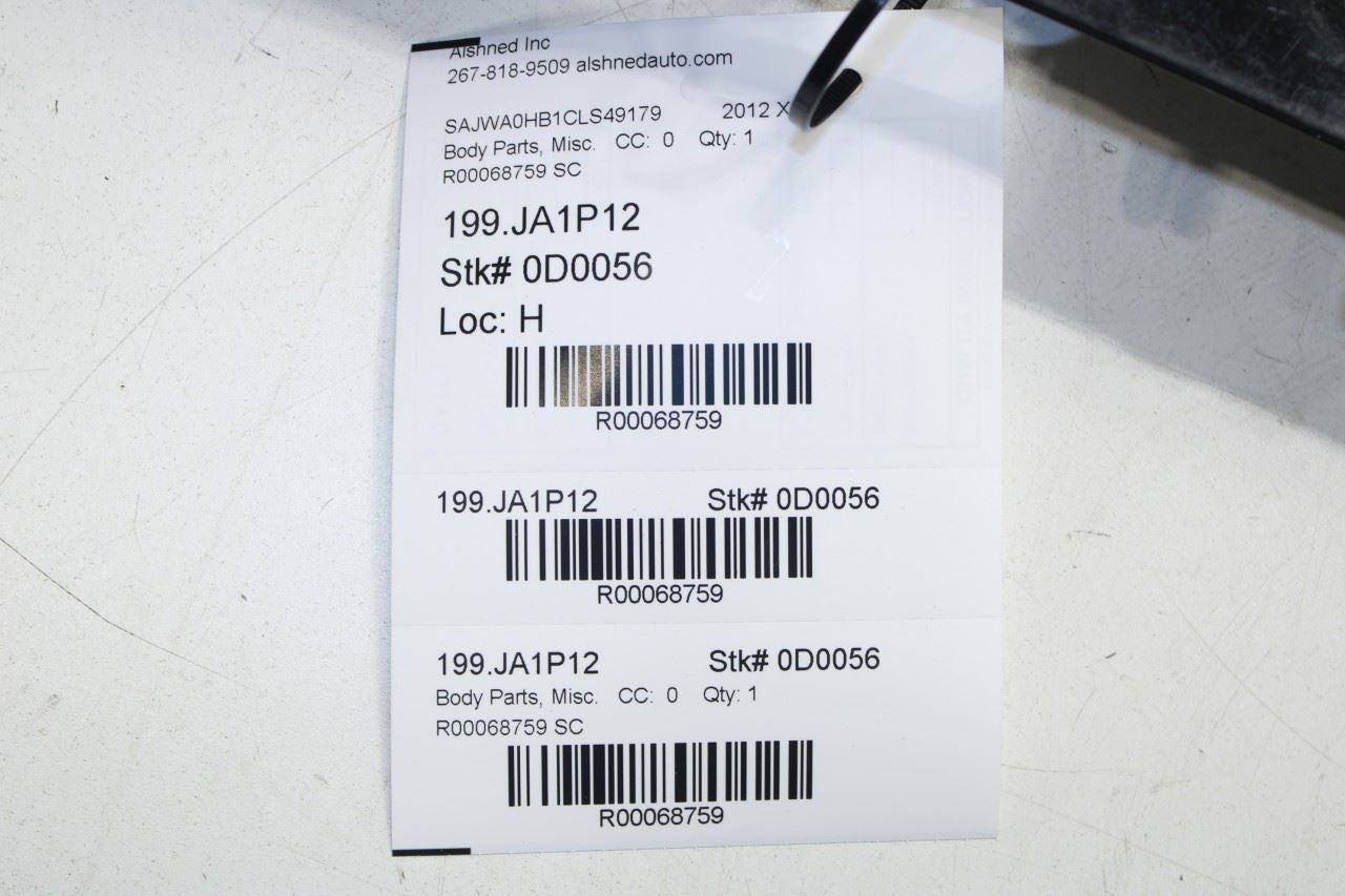 2012-15 Jaguar XF Portfolio 5.0L Rear Trunk Deck Lid Release Handle Trim Molding - Alshned Auto Parts