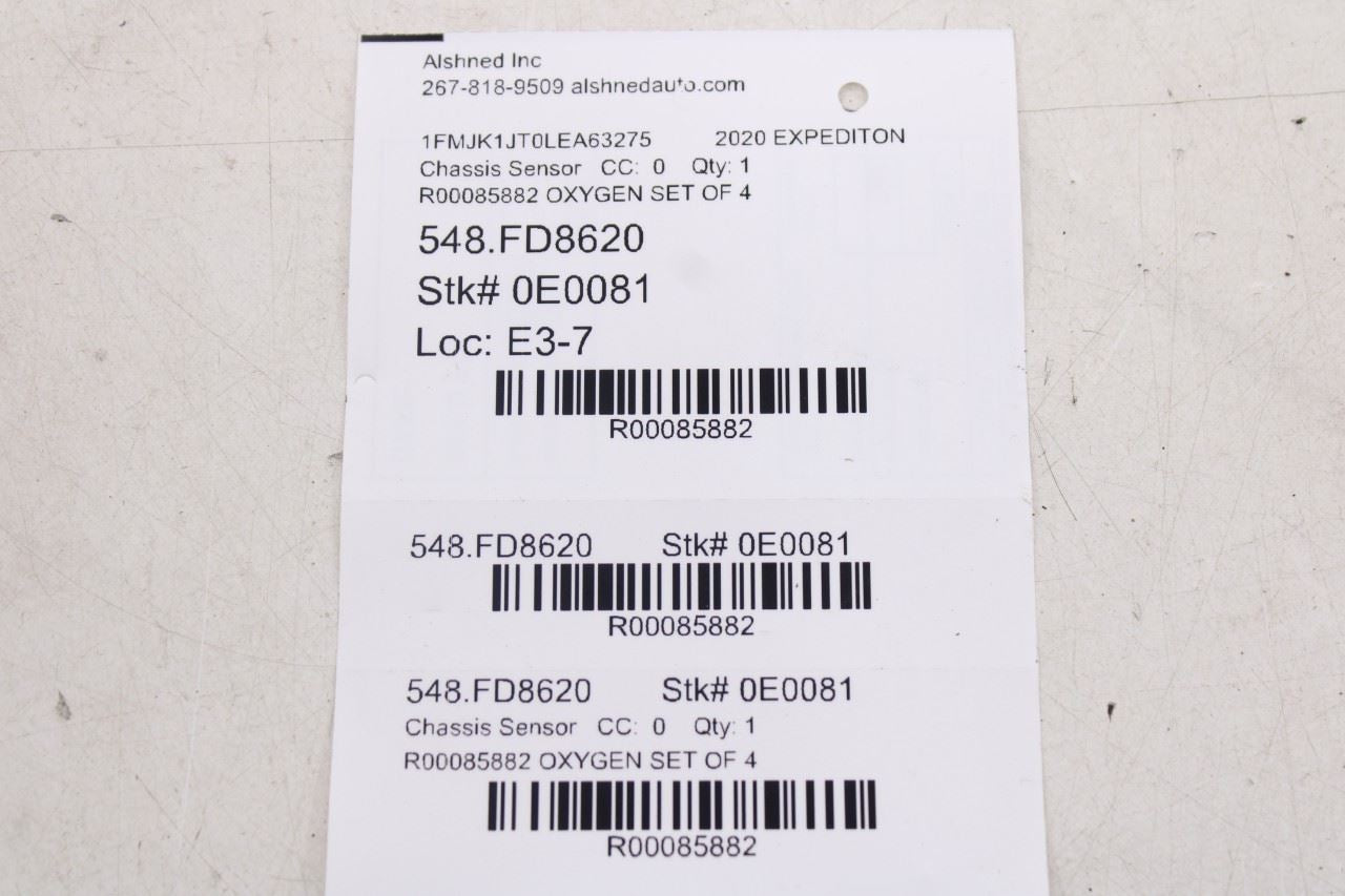 2020-2021 Ford Expedition Max XLT 3.5L Oxygen Sensor Set of 4 GK41-9G444-CB OEM21