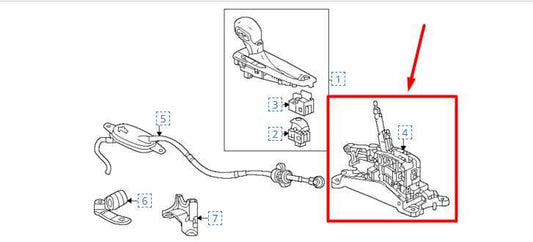 2024-2025 Chevrolet Trax Automatic Transmission Gear Shifter Lever 60009113 OEM - Alshned Auto Parts