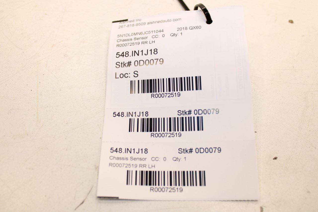 2014-2020 Infiniti QX60 Rear Left Driver Side Door Body Sensor 98830-3JA0A OEM - Alshned Auto Parts