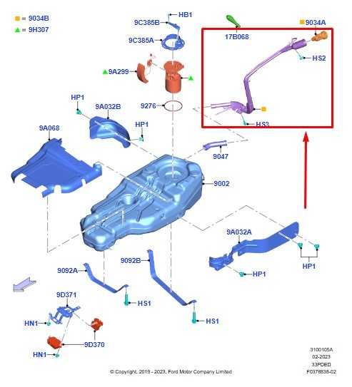 20-25 Ford Explorer Police 3.3L Fuel Filler Neck Hose Pipe Tube L1MZ-9034-AJ OEM - Alshned Auto Parts
