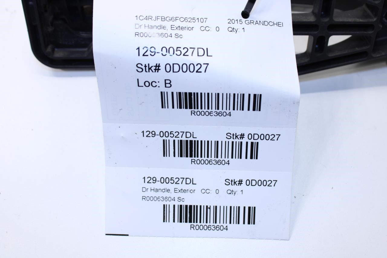 11-21 Jeep Grand Cherokee Limited Rear Left Door Exterior Handle 68078959AC OEM - Alshned Auto Parts