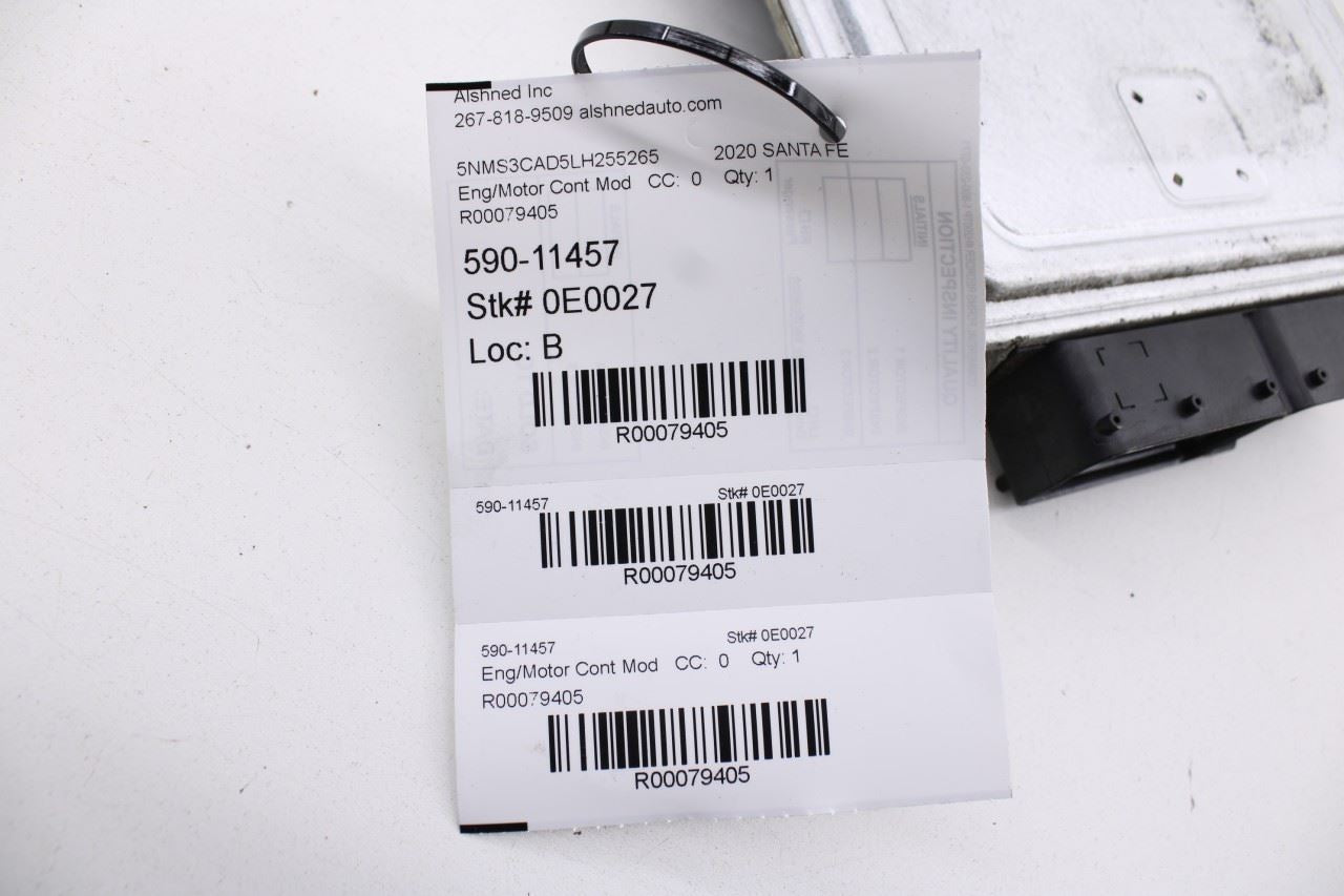 19-20 Hyundai Santa Fe SEL 2.4L Engine Control Module ECM 39171-2GTD1 OEM *ReaD* - Alshned Auto Parts