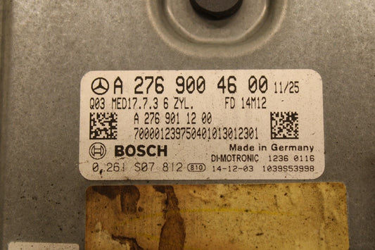 2014-2015 Mercedes-Benz ML350 Engine Control Module ECU ECM 276-900-46-00 OEM - Alshned Auto Parts