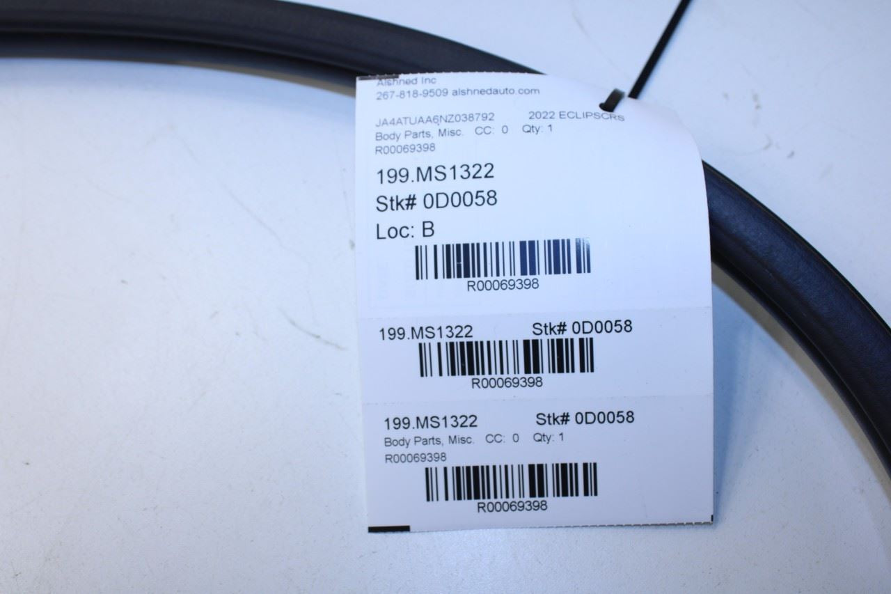 2018-2025 Mitsubishi Eclipse Cross ES Front Right Side Door Weatherstrip On Body - Alshned Auto Parts