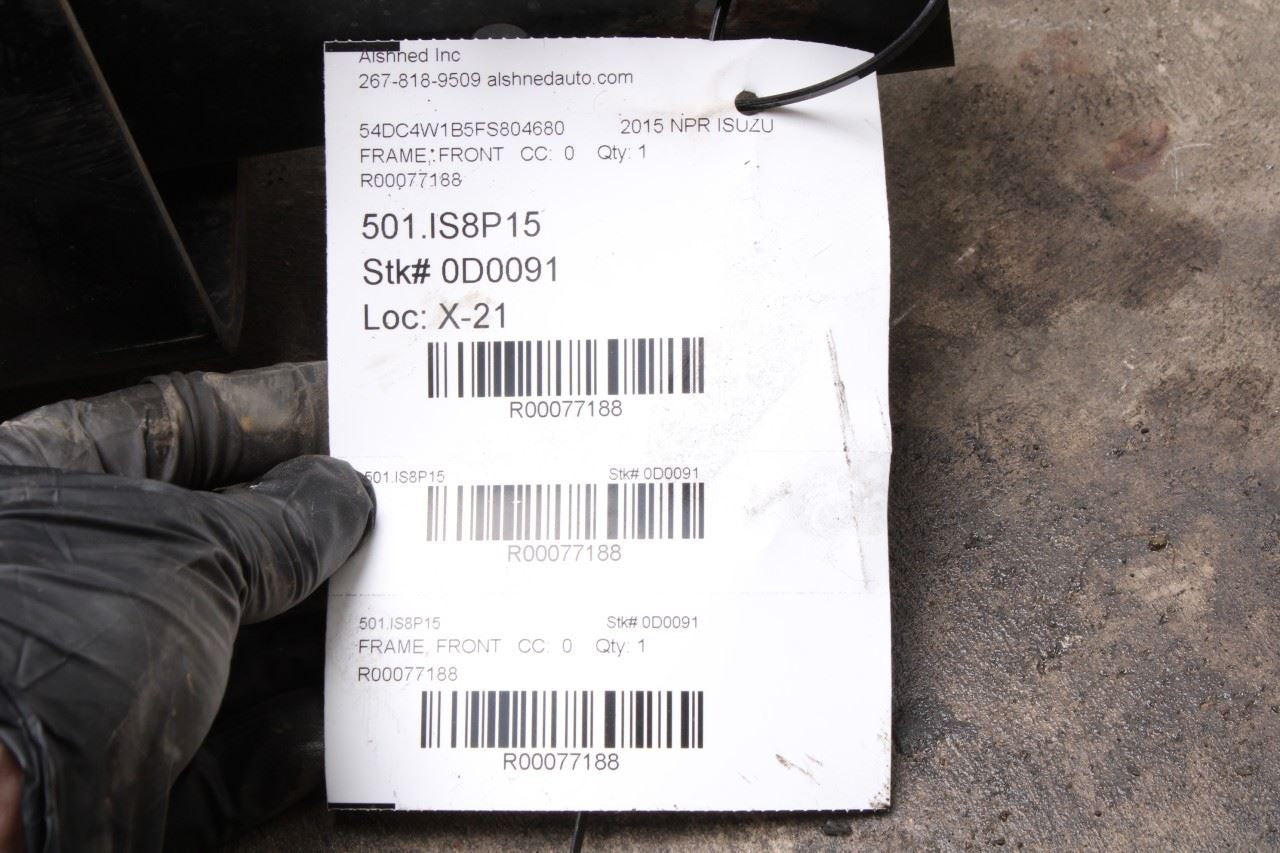 2012-2020 ISUZU NPR HD Frame Front Part 8981267832 OEM - Alshned Auto Parts