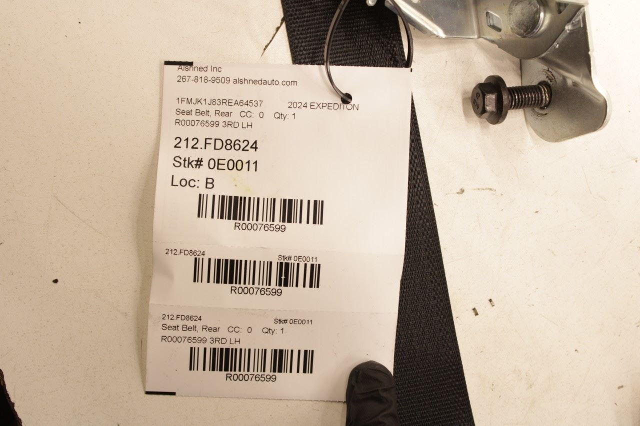 22-24 Ford Expedition MAX XLT Rear Driver Left Side 3rd Row Seat Belt Retractor - Alshned Auto Parts
