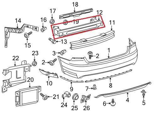 2012-2019 Volkswagen Passat SE Rear Bumper Reinforcement Impact Bar 561-807-305 - Alshned Auto Parts
