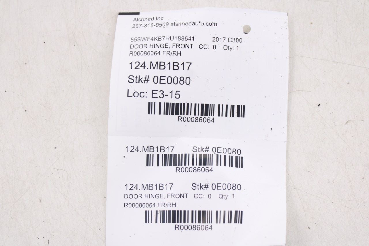 2015-2021 Mercedes-Benz C300 4Matic Front Right Side Door Hinge Upper and Lower23