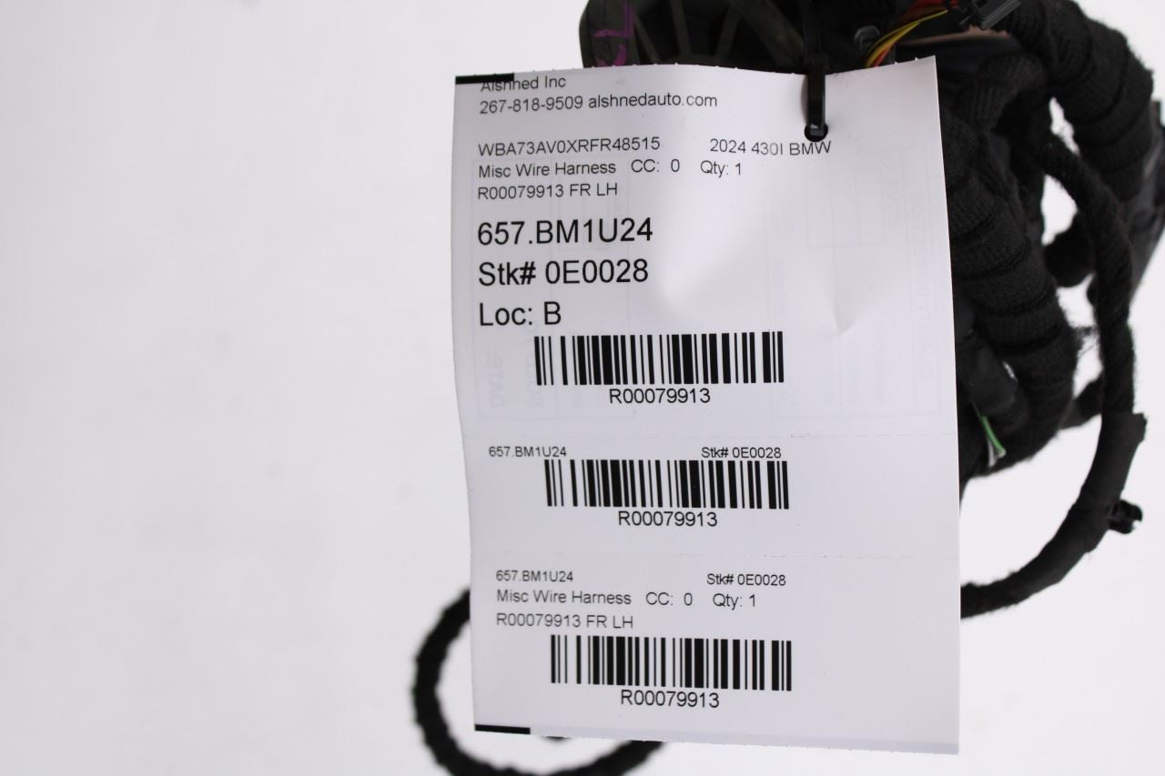 2023-25 BMW 430i Gran Coupe xDrive Front Left Side Door Wire Harness 5A4DD29 OEM - Alshned Auto Parts