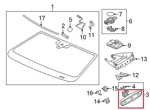 2018 Volkswagen Atlas S Interior Inside Rear View Mirror 3C0857511J9B9 OEM - Alshned Auto Parts