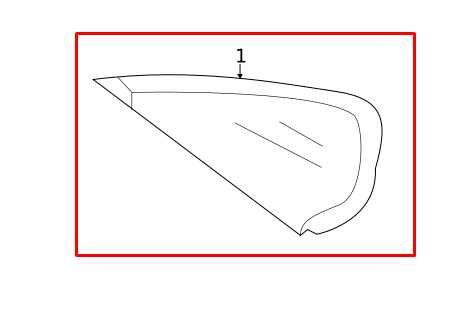 12-19 Volkswagen Passat SE Rear Left Side Quarter Window Glass 561-845-297-K-NVB - Alshned Auto Parts