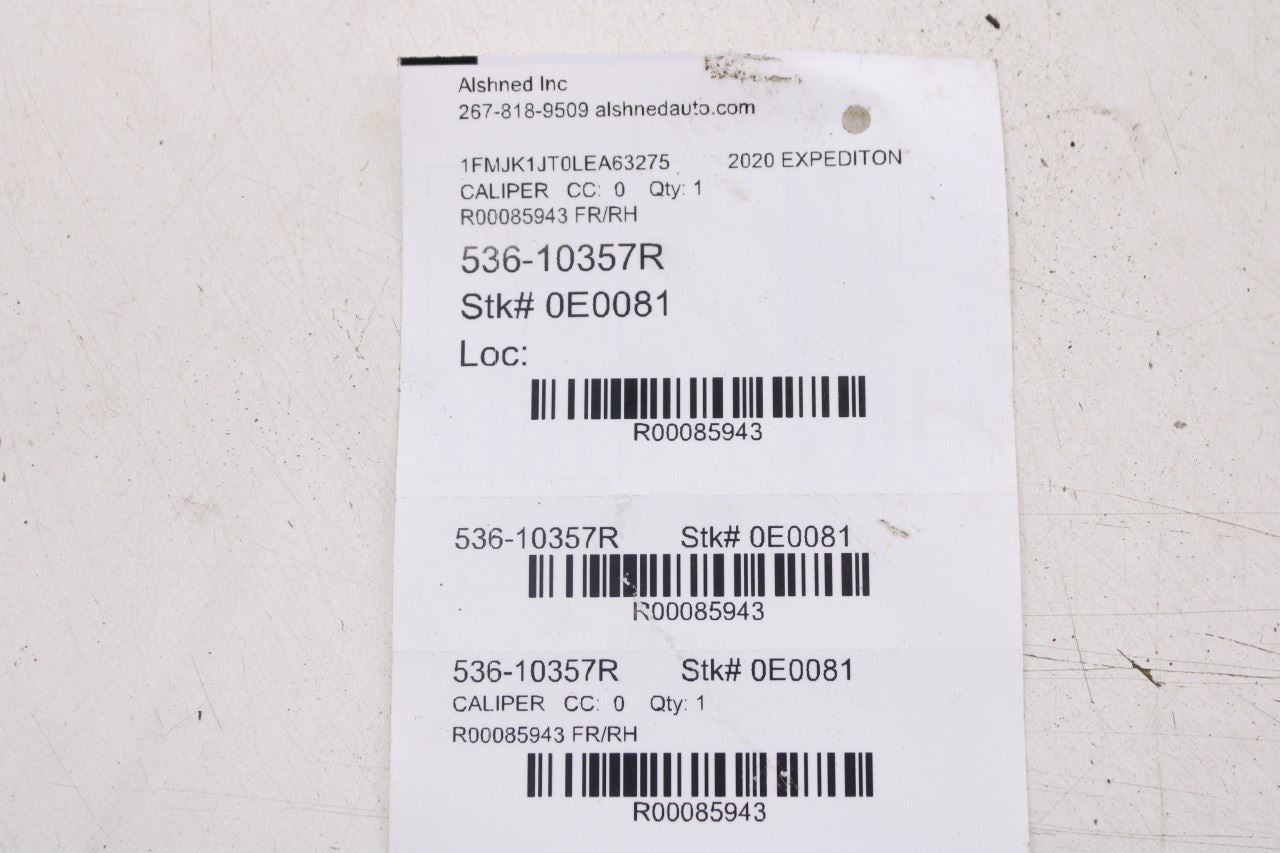 2018-2021 Ford Expedition Max XLT Front Right Passenger Side Brake Disc Caliper - Alshned Auto Parts